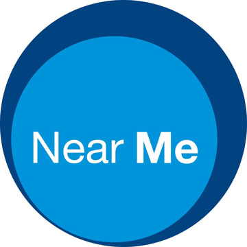 Near Me logo white