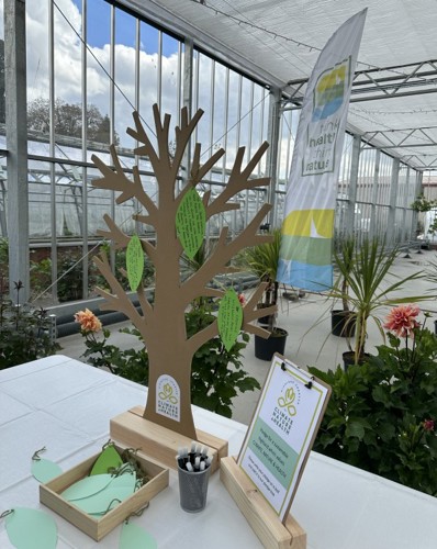 display at climate charter launch