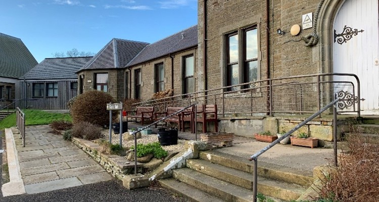 Dunbar Hospital steps