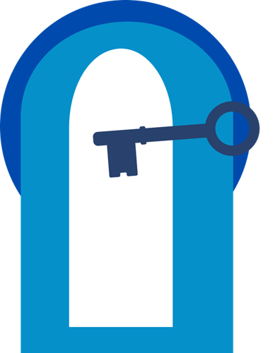 lock and keyhole graphic