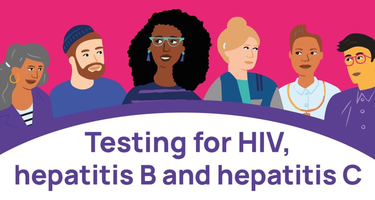 testing for HIV, hepatitis B and hepatitis C